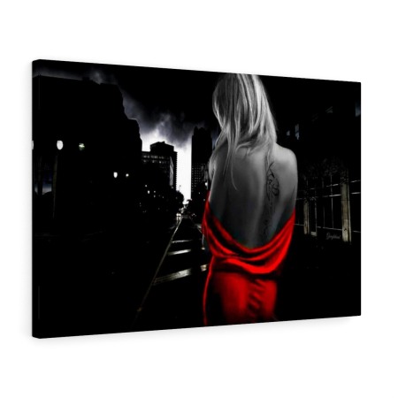 Tablou canvas Red Dress Tablouri Canvas - Tablou canvas Red Dress