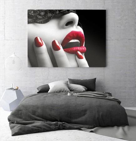 Tablou canvas Red Lips [0]