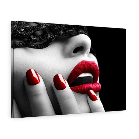 Tablou canvas Red Lips Tablouri Canvas - Tablou canvas Red Lips