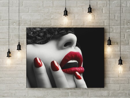 Tablou canvas Red Lips [2]