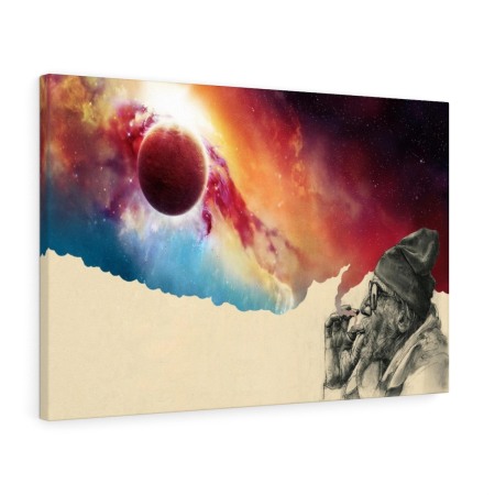 Tablou canvas Red Smoke Clouds Tablouri Moderne - Tablou canvas Red Smoke Clouds