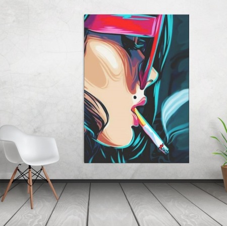 Tablou canvas Smoke Show [1]