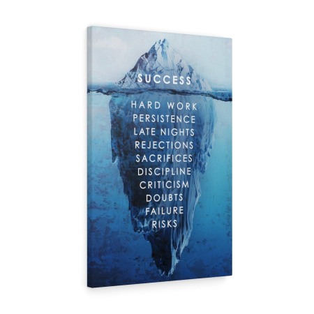 Tablou canvas Success Iceberg Tablouri Motivationale - Tablou canvas Success Iceberg