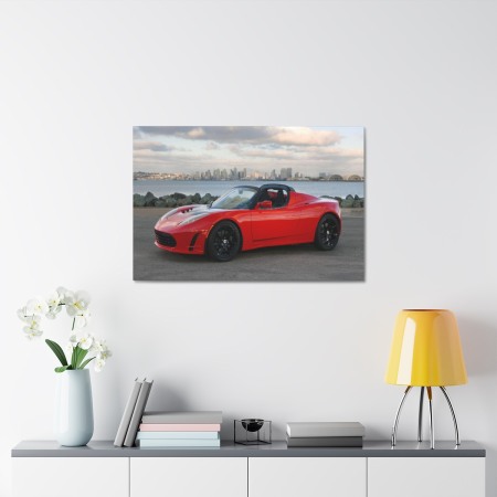 Tablou Canvas Tesla Roadster [1]