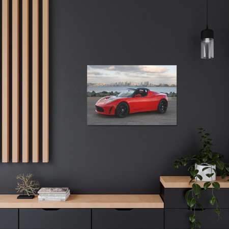 Tablou Canvas Tesla Roadster [2]