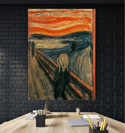 Tablou canvas The Scream Edvard Munch [1]