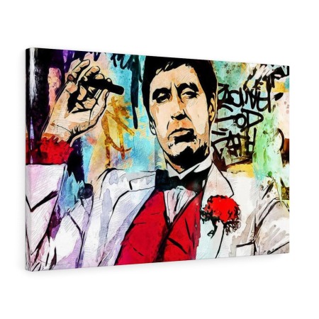 Tablou canvas Tony Montana Tablouri Moderne - Tablou canvas Tony Montana