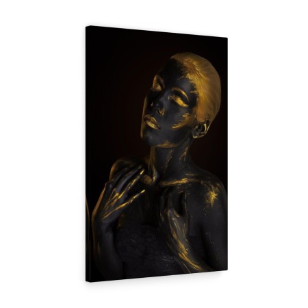 Tablouri Black & Gold - Tablou canvas Tribal Gold