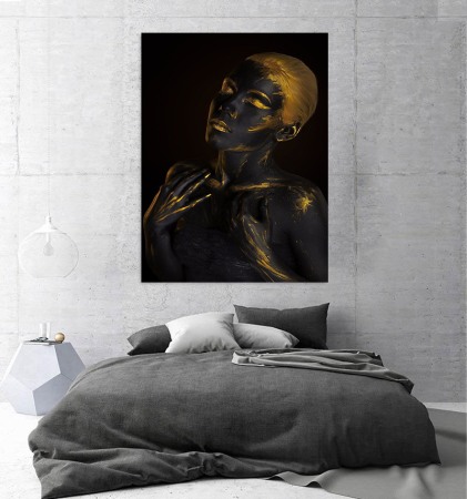 Tablou canvas Tribal Gold [1]