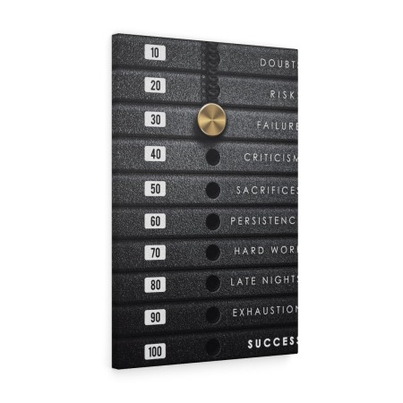 Tablou canvas Weight of Success Tablouri Motivationale - Tablou canvas Weight of Success