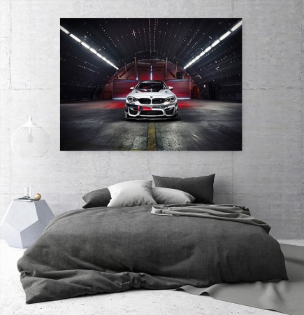 Tablou canvas White BMW [2]