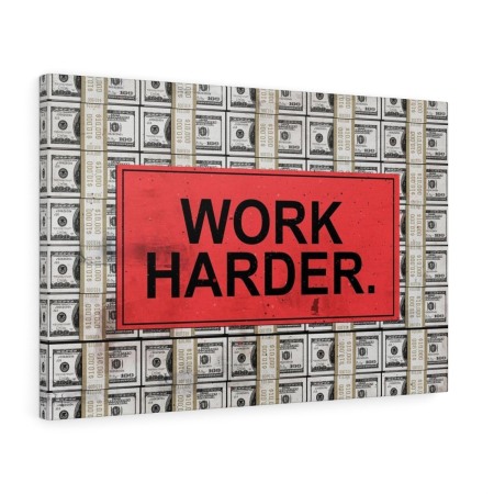 Tablou canvas Work Money Tablouri Motivationale - Tablou canvas Work Money