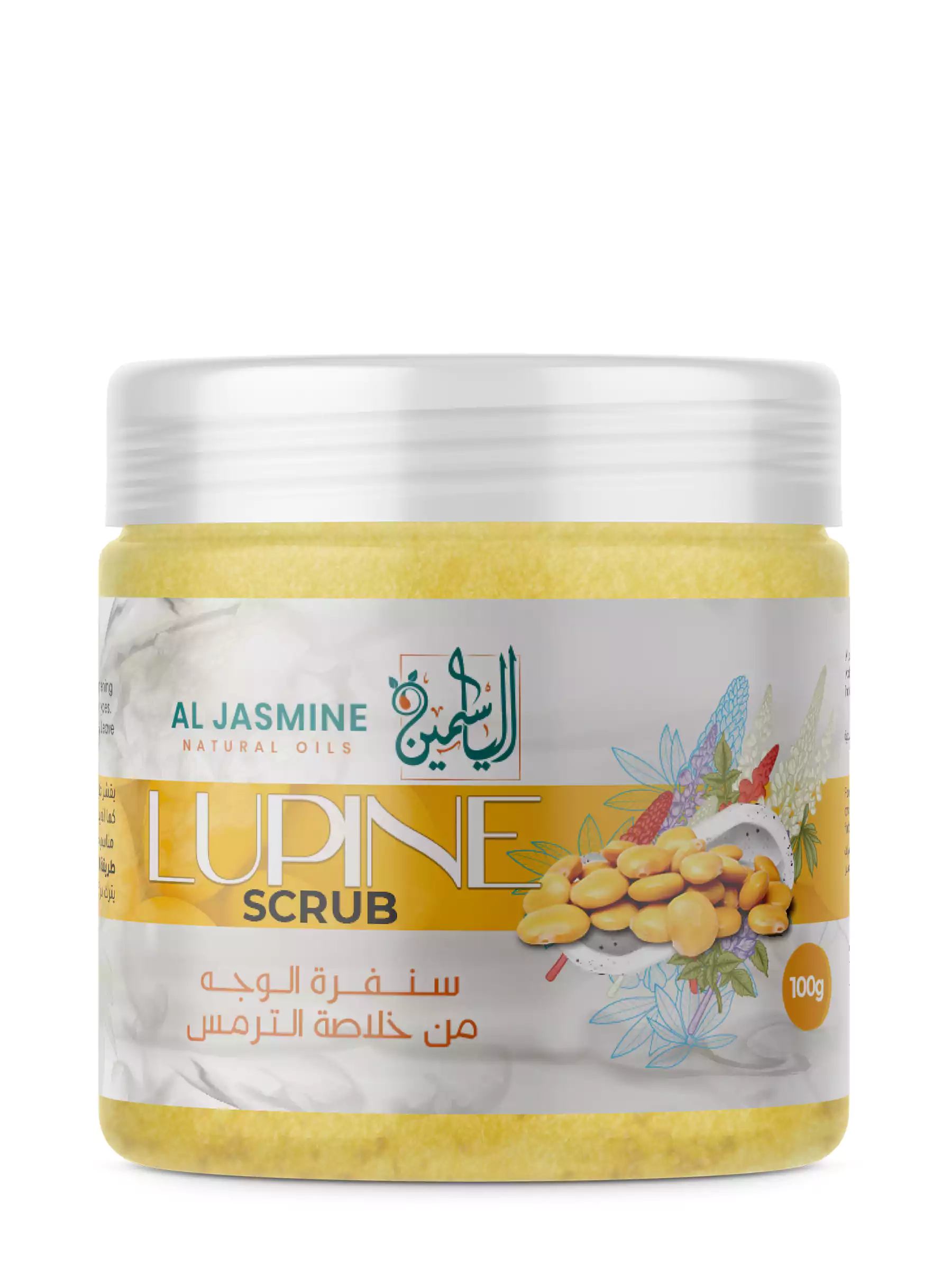 Exfoliant ( scrub) de fata si corp cu extract de lupin 100G
