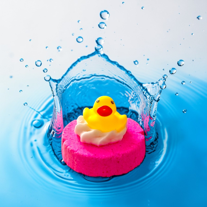 Rățușca plutitoare – Bombă efervescentă cu spumă și lavandă [4]