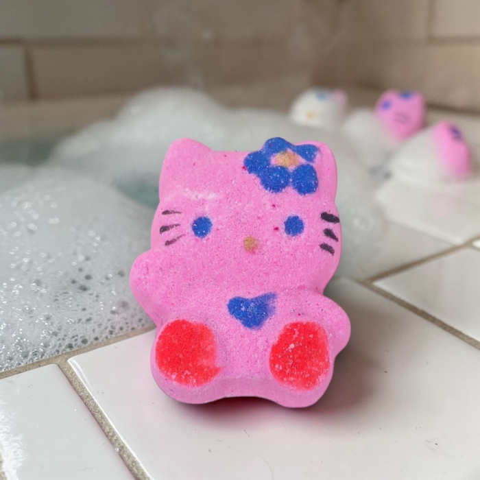 Bombă de baie „Pisicuța Curcubeu” – 100 g [2]