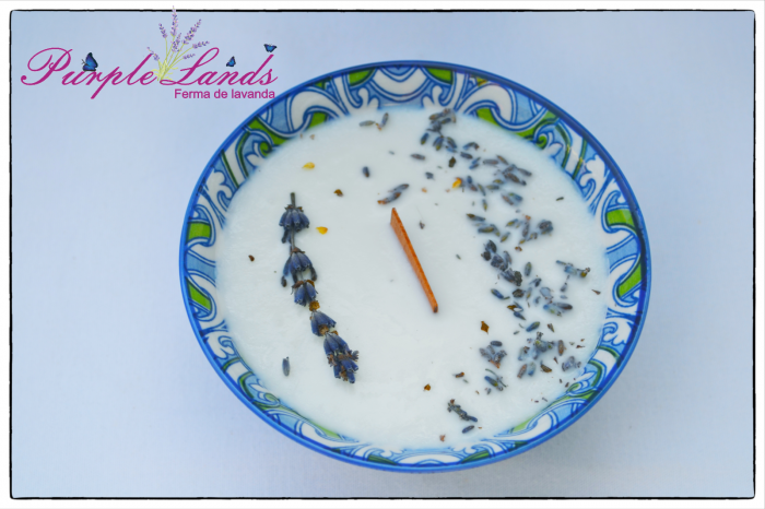 Lumanare parfumata din ceara de soia , ceara de cocos si ulei esential de lavanda [3]
