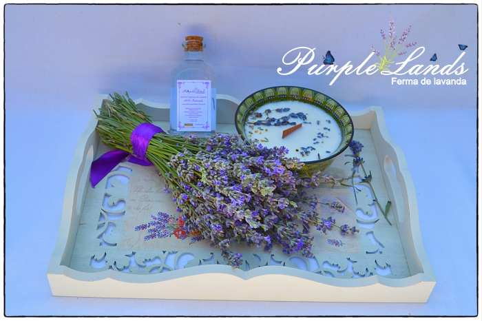 Lumanare parfumata din ceara de soia , ceara de cocos si ulei esential de lavanda [2]