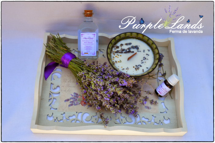 Lumanare parfumata din ceara de soia , ceara de cocos si ulei esential de lavanda [5]