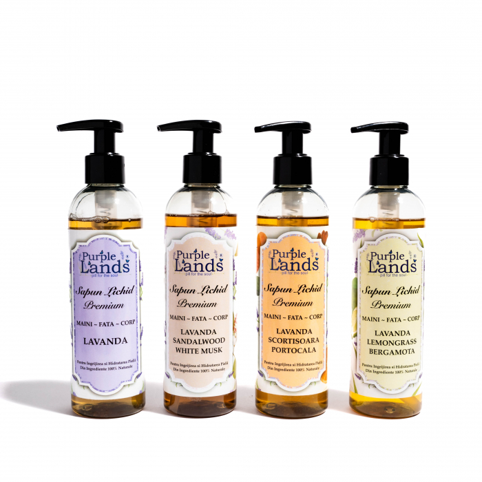 Sapun Lichid Lavanda - Lemongrass - Bergamota [3]