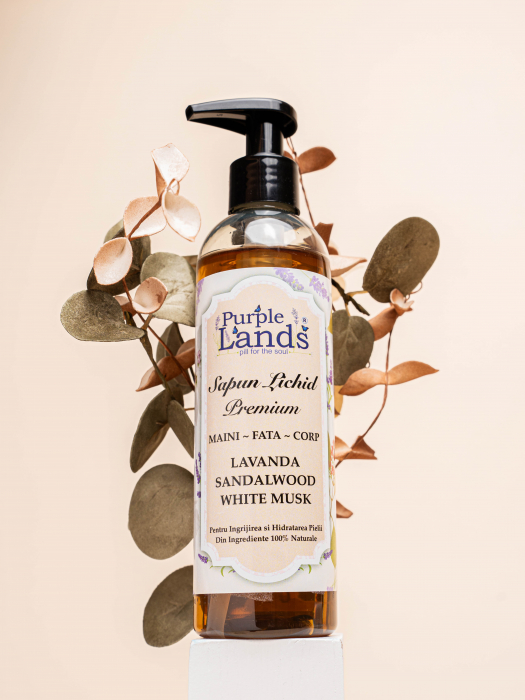 Sapun Lichid Lavanda - Santal Wood - Mosk [2]