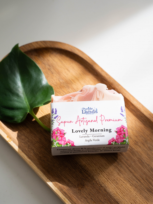 Sapun de Lavanda & Geranium si Argila Verde [2]