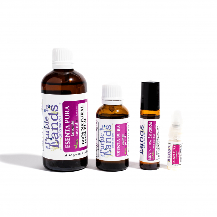 Ulei Esential Pur de Lavanda Roll On 10 ml [2]