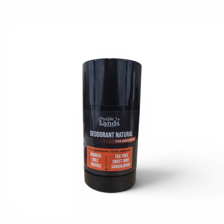 FOR GENTLEMEN - For Gentlemen – Deodorant Natural Solid pentru Bărbați, 80 g