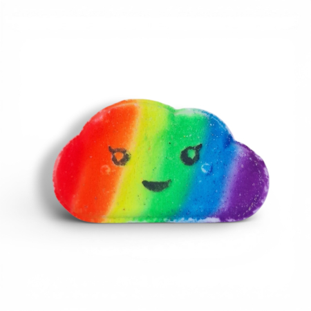 Forme Efervescente Spumante Pentru Baie - Formă efervescentă pentru baie „Norișori Viu Colorați” – 130 g