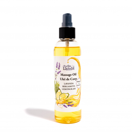 Cosmetice Naturale - Massage Oil Lavanda - Lemongrass - Bergamota