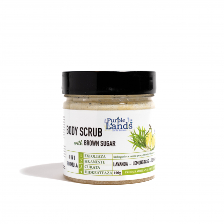 Exfoliante Pentru Corp - Scrub Lavanda - Lemongrass - Bergamota