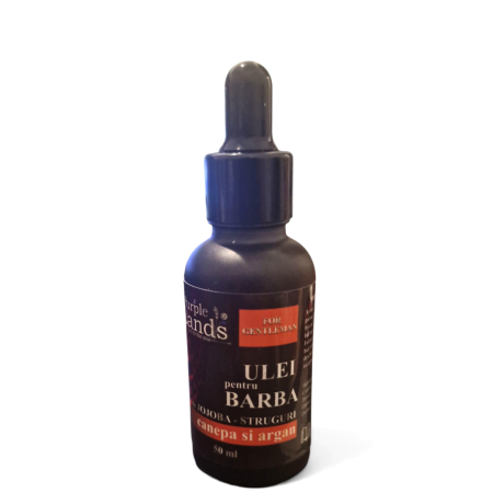 Cosmetice Naturale - Ulei de barbă natural – hidratare, fortifiere și rafinament masculin