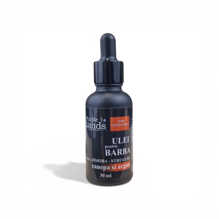 FOR GENTLEMEN - Ulei de barbă natural – hidratare, fortifiere și rafinament masculin