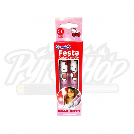 ARTIFICII DE DIVERTISMENT - Artificii de tort Hello Kitty - set 2 buc