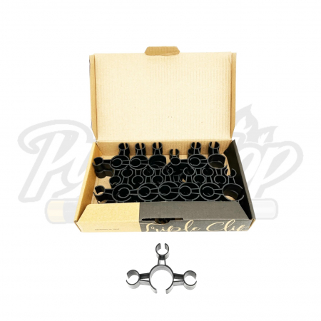 ARTIFICII DE DIVERTISMENT - Clips pentru artificii tort cu atasare de sticla - set 4 buc