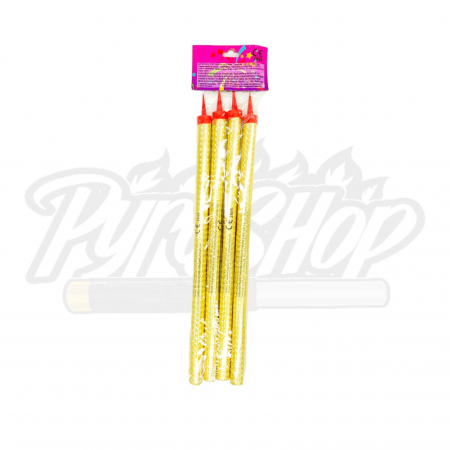 ARTIFICII DE DIVERTISMENT - Set 4 buc artificii de tort 30 cm