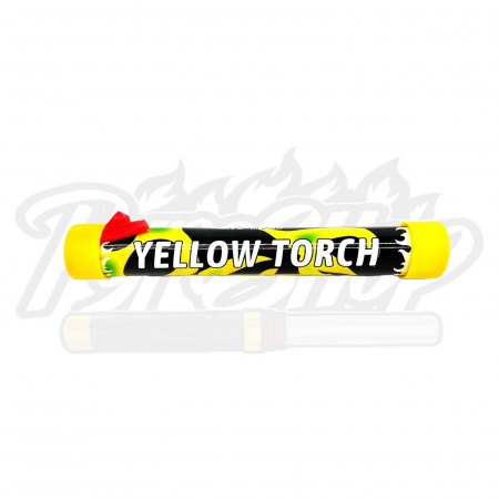 FUMIGENE COLORATE - Torta galbena de stadion cu fitil