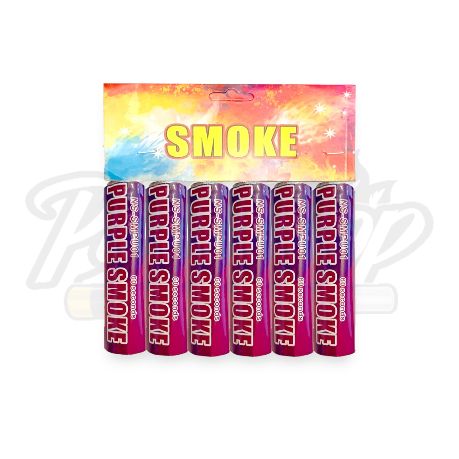 Fumigene colorate mov cu inel - 60 secunde [1]