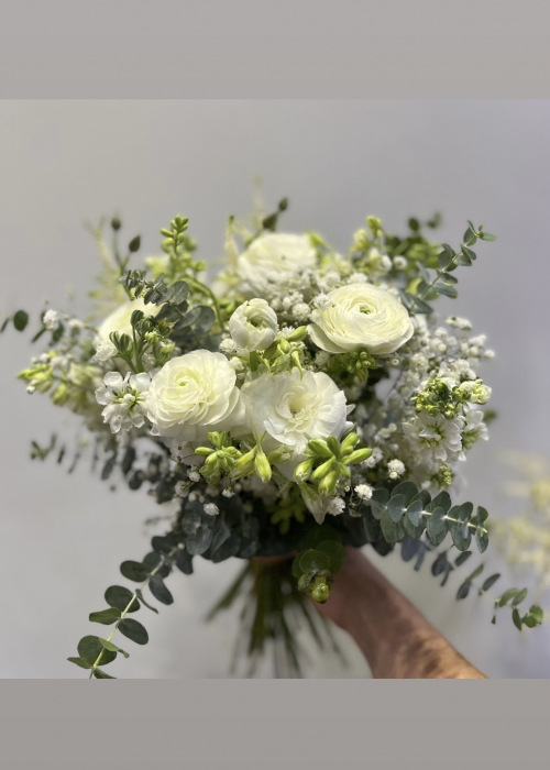 Buchet alb de mireasa Bella [2]