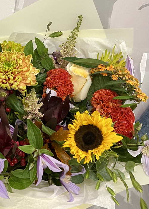 Buchet de toamna rustic cu stiulete de porumb [4]