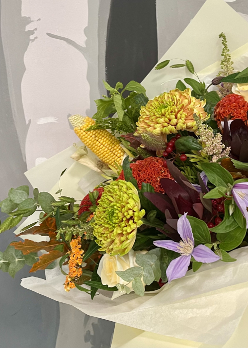 Buchet de toamna rustic cu stiulete de porumb [2]