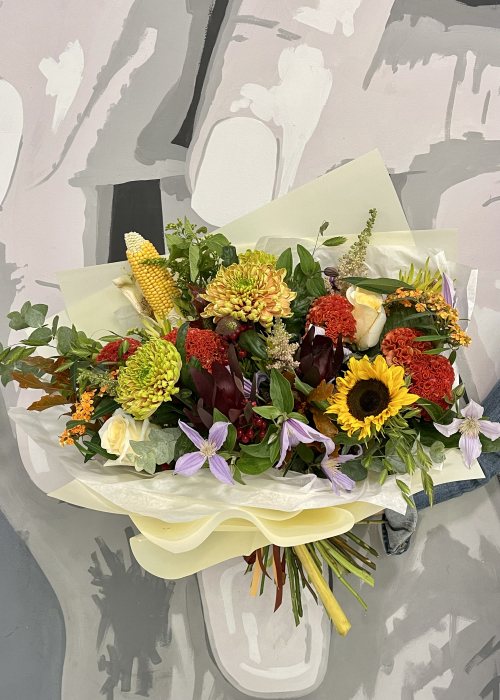 Buchet de toamna rustic cu stiulete de porumb [5]