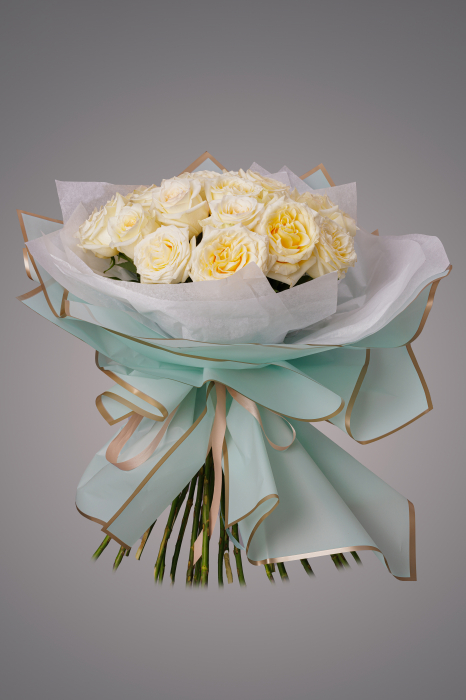 Buchet de trandafiri galbeni parfumati candlelight Everyday Luxury [2]