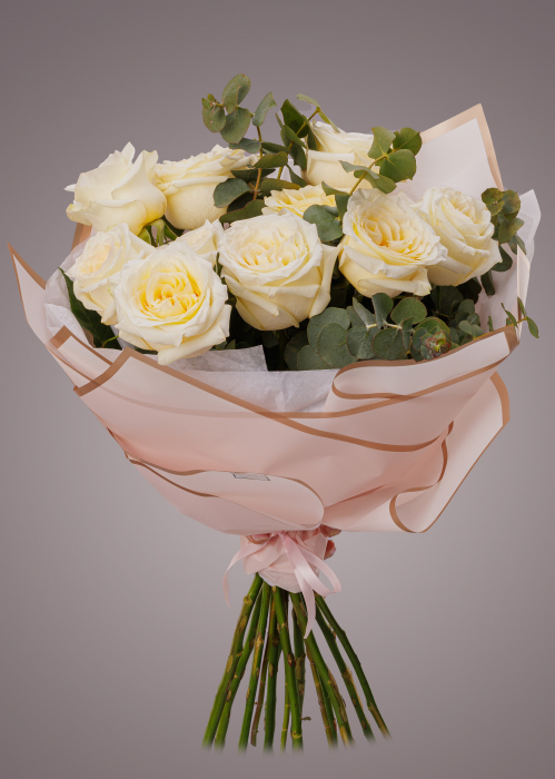 Buchet de trandafiri galbeni CANDLELIGHT parfumati [7]