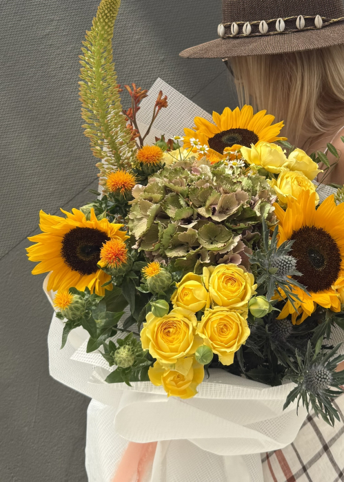 Buchet galben din floarea soarelui [4]