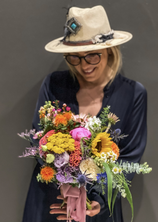 EVENIMENTE - Buchet de nasa in culorile verii Hot Summer