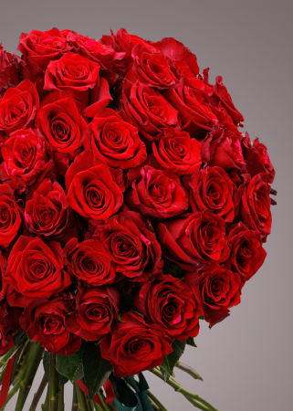 Buchet de trandafiri rosii 51 de fire [2]