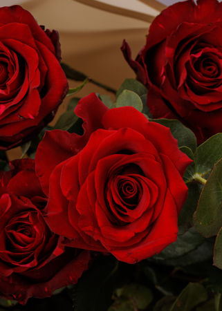 Buchet de trandafiri rosii I love you [1]