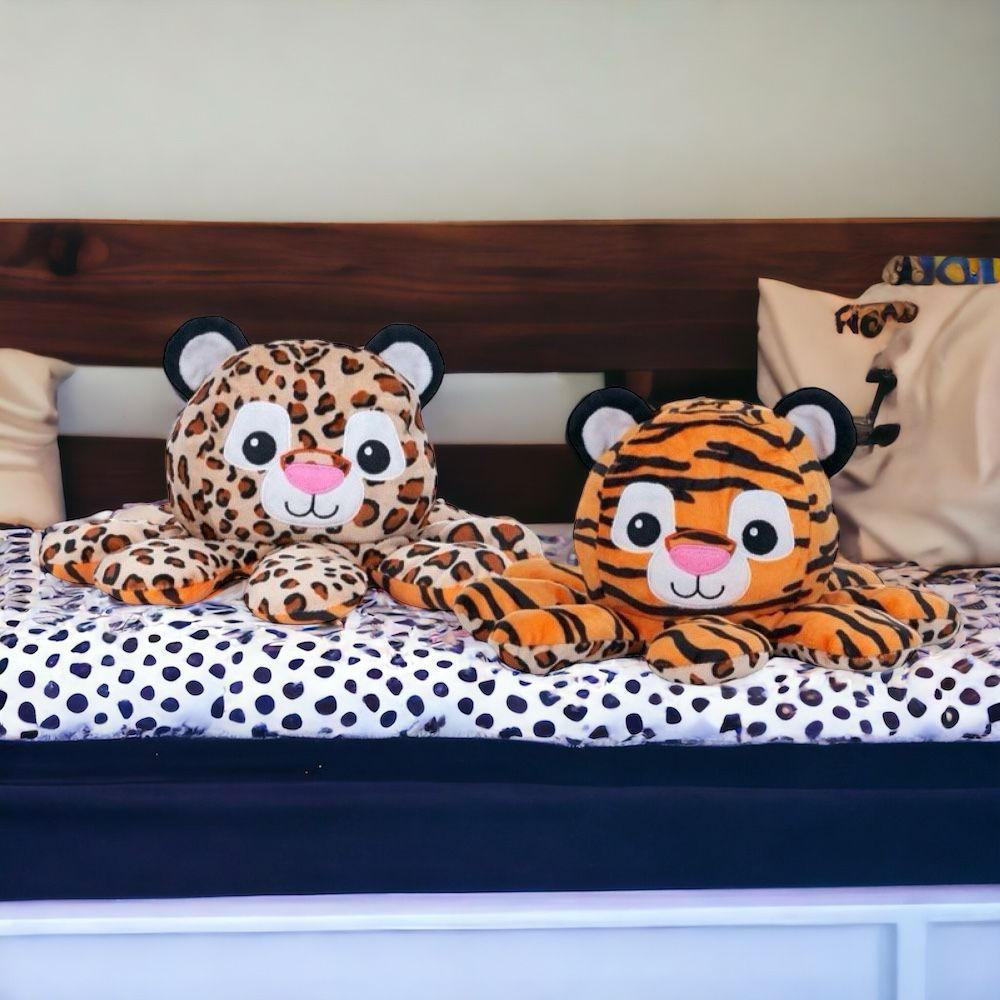 Jucarie de plus reversibila tigru – jaguar 30 cm [5]