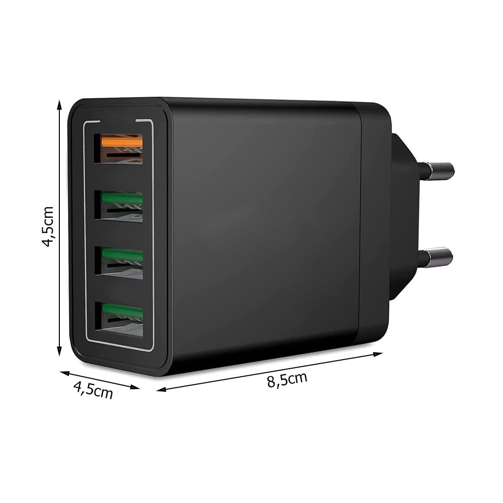 Incarcator fast charge cu 4 mufe usb [5]