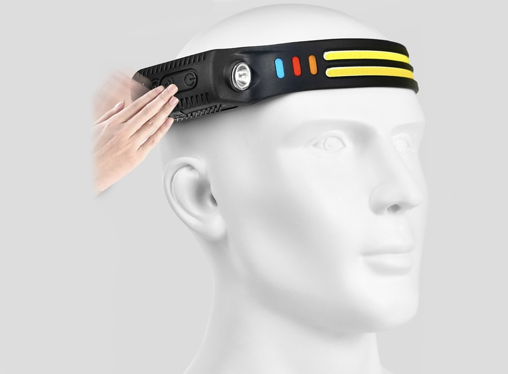 Lanterna de cap cu doua benzi led si senzor de miscare [6]